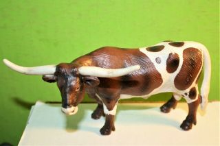 2002 Schleich Texas Long Horn Bull Figurine Germany