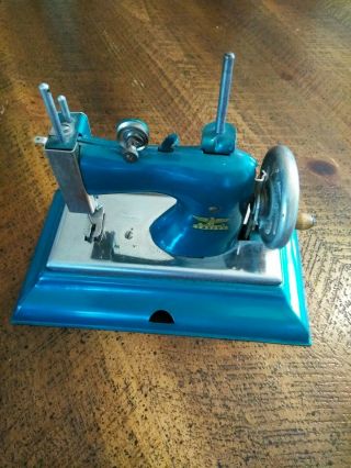 Vintage Casige Green Child’s Sewing Machine - Germany British Zone