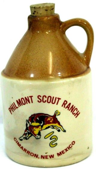 Bsa Boy Scouts Of America Philmont Scout Ranch Cimarron Mexico Jug & Cork