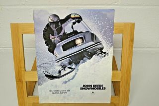 1980 John Deere Snowmobiles Sales Brochure