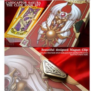 53 Piece Anime Cardcaptor Sakura Clow Cards Set With Gold Clow Book Prop Gift 3