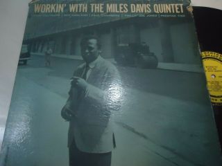 Miles Davis Quintet - Workin - Rare Jazz - Prestige Prlp 7166,  Rvg Mono