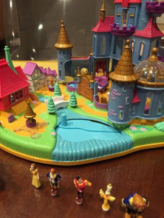 Mini Polly Pocket Disney Belle Beauty And The Beast 100 Magical Castle