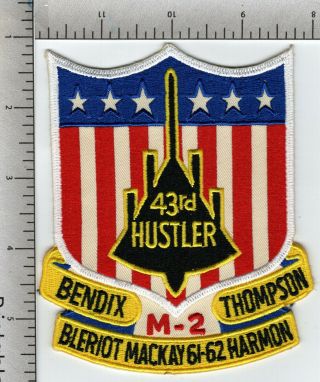43 Bomb Wing - B - 58 Hustler - Bendix - Mach - 2 - Makay - Thompson 1961 - 1962 Trophy