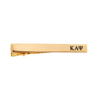 Kappa Alpha Psi Nupe Divine 9 Fraternity Tie Clip (gold Letter Tie Bar)