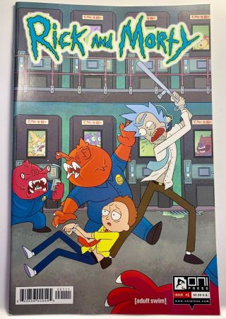 Rick And Morty Comic Book - Issue 1 First Press - Oni Press Justin Roiland