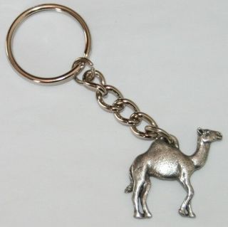 Camel Fine Pewter Keychain Key Chain Ring Usa Made