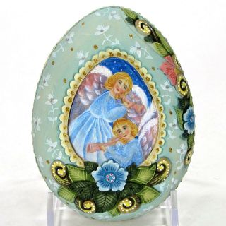G.  Debrekht Heavenly Guidance 5.  75 " Egg Box Wrapped Wishes 58541 - 1 Serenity