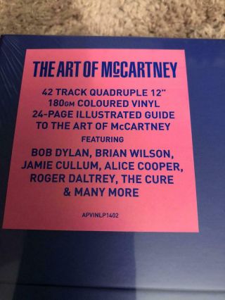 THE ART OF McCARTNEY 4LP 180g Coloured Vinyl Box Set PAUL BEATLES and 2