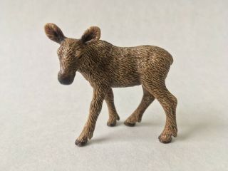 Schleich Figurine - Moose Calf 14621 - Retired - Pristine