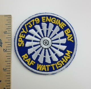 British Royal Air Force Raf Wattisham Patch Spey/ J79 Engine Bay