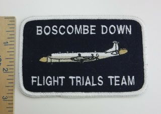 British Royal Air Force Patch Boscombe Down Flight Trial Team Raf