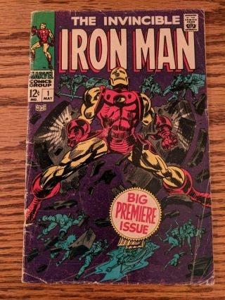 Invincible Iron Man 1 Origin Retold - 1st Issue - Marvel 1968 Key