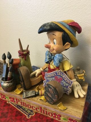Disney’s Pinocchio Carved From the Heart,  Disney Traditions by Jim Shore 2