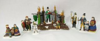 Dept.  56 A Christmas Carol Reading By Charles Dickens Set Of 7 30059 1997