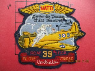 Air Force Squadron Patch Rcaf Nato Flying Training Class 39 1 Fts Oldie