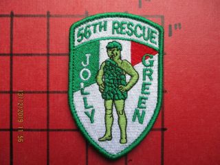 Air Force Squadron Patch Usaf 56 Rqs Rescue Sq Jolly Green Aviano Italy