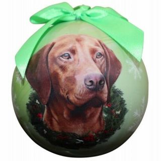 Vizsla Shatterproof Ball Dog Christmas Ornament