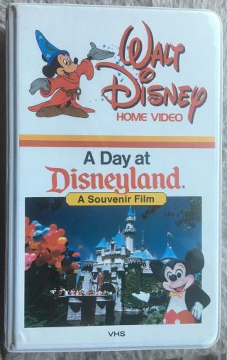 Great Copyright 1982 A Day At Disneyland Souvenir Film By Walt Disney Vhs Tape