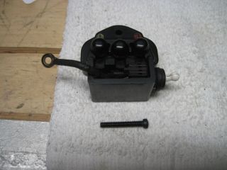 Singer 201 - 2 Sewing Machine Bakelite Power Terminal Block Plug Light Switch 201