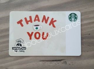 Rare Starbucks 2018 Co Branded Thank You Card