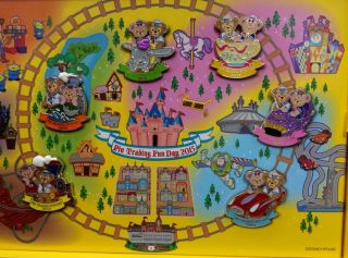 Hkdl - 2015 Pin Trading Day Deluxe Duffy Shelliemay Le 800 6 Pin Box Set