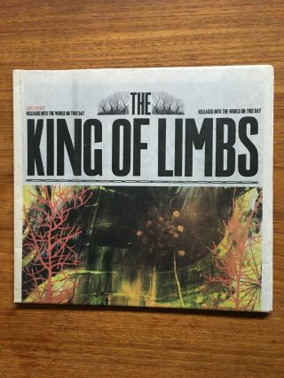 Radiohead - The King Of Limbs Lp - First Press With Limited Edition Newspaper