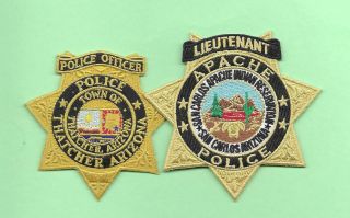 2 Arizona - Thatcher Police Dept & San Carlos Apache Indian Tribe