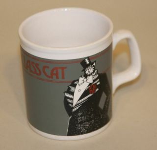 Kiln Craft England Kliban Cat Coffee Mug High Class Cat