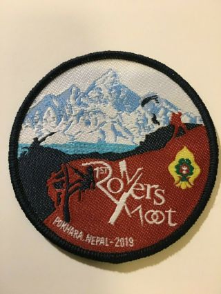 Nepal.  1st National Rover Scout Moot 2019.  Participant Badge.