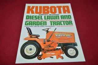 Kubota G3200 G4200 G5200 G6200 Garden Tractor Dealer 
