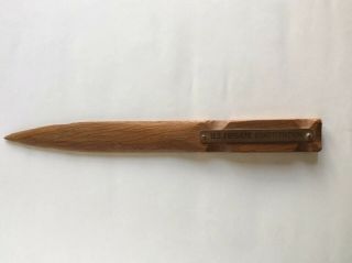 Uss Constitution Letter Opener Old Ironsides Relic Wood Salvage Artifact