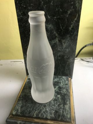 Solid Coca - Cola Crystal Bottle (ff)