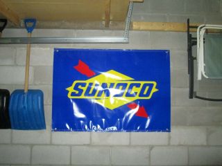 Sunoco Banner 47 - 1/2 " X 33 - 1/2 " Inches Vinyl
