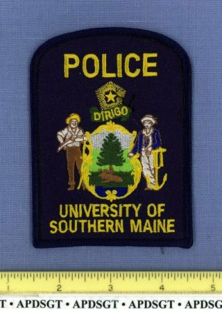 University Of Southern Maine Sheriff School Campus Police Patch
