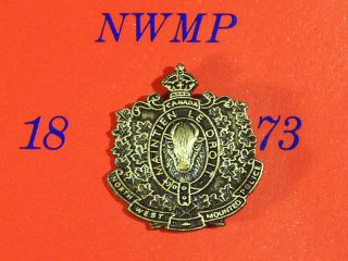 RCMP HISTORICAL LAPEL JACKET HAT PIN SET NWMP 1873 RNWMP 1904 2