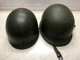 Us Military M1 Helmet W/liner