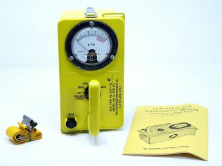 Victoreen Civil Defense Cdv - 715 Radiation Detector Survey Meter Model 1a