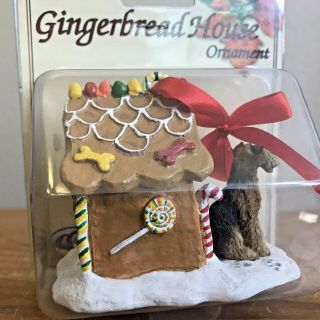 Airedale Terrier Christmas Ornament Gingerbread Dog House Ornament
