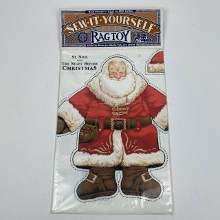 Vintage - Sew It Yourself - Rag Toy - The Toy - Santa St Nick Toy Doll Kit
