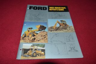 Ford Tractor Industrial Equipment Buyers Guide For 1982 Dealer 