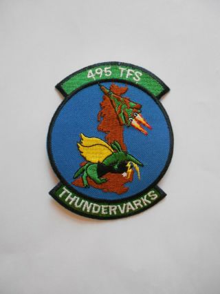 Usaf Patch 495th Tactical Fighter Squadron,  F - 111f Aardvark,  Raf Lakenheath