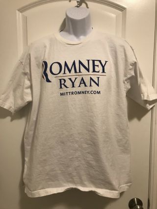 Romney Ryan 2012 Republicans Vote Election President Campaign Size Xl Political