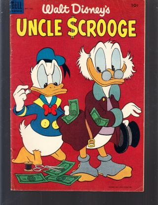 Uncle Scrooge 4 1954 Dell - Walt Disney 