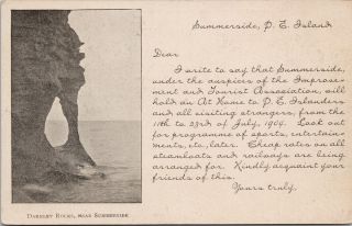 Summerside Prince Edward Island Darnley Rocks Pe Pei Tourism Postcard F53