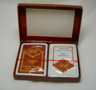 Johnnie Walker Red Label 500 Years Collectible Decks Playing Cards