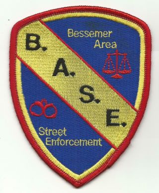 Bessemer Alabama Al Police Patch Base Street Enforcement