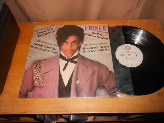Prince Soul Funk Lp Controversy 1981 Usa Issue With Poster