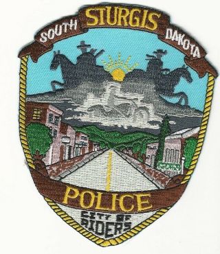 Sturgis Police State South Dakota Sd Patch Neat