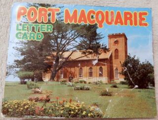 Vintage Fold - Out Multi Image Postcard - Port Macquarie,  N.  S.  W.  C Late 1960 